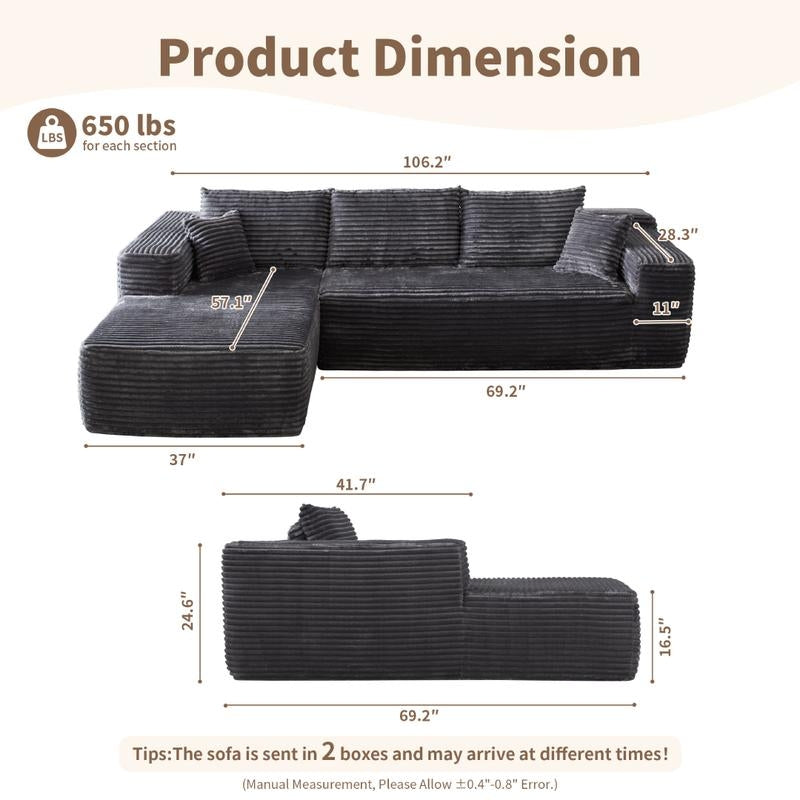 L-Shaped Sectional Sofa