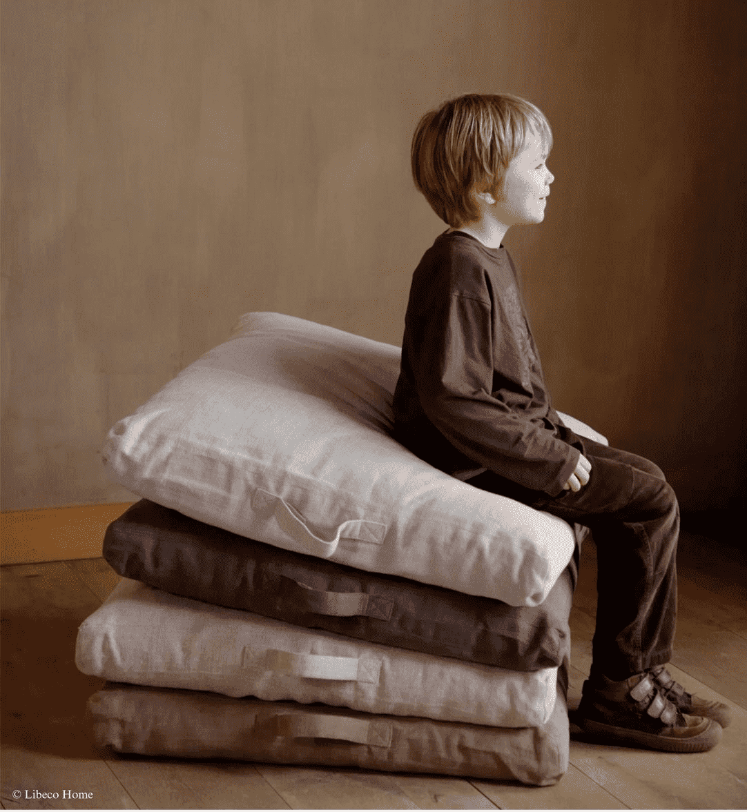 Linen Floor Pillow -set of 2 (Libeco)