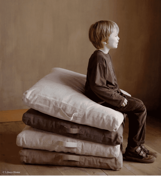 Linen Floor Pillow -set of 2 (Libeco)