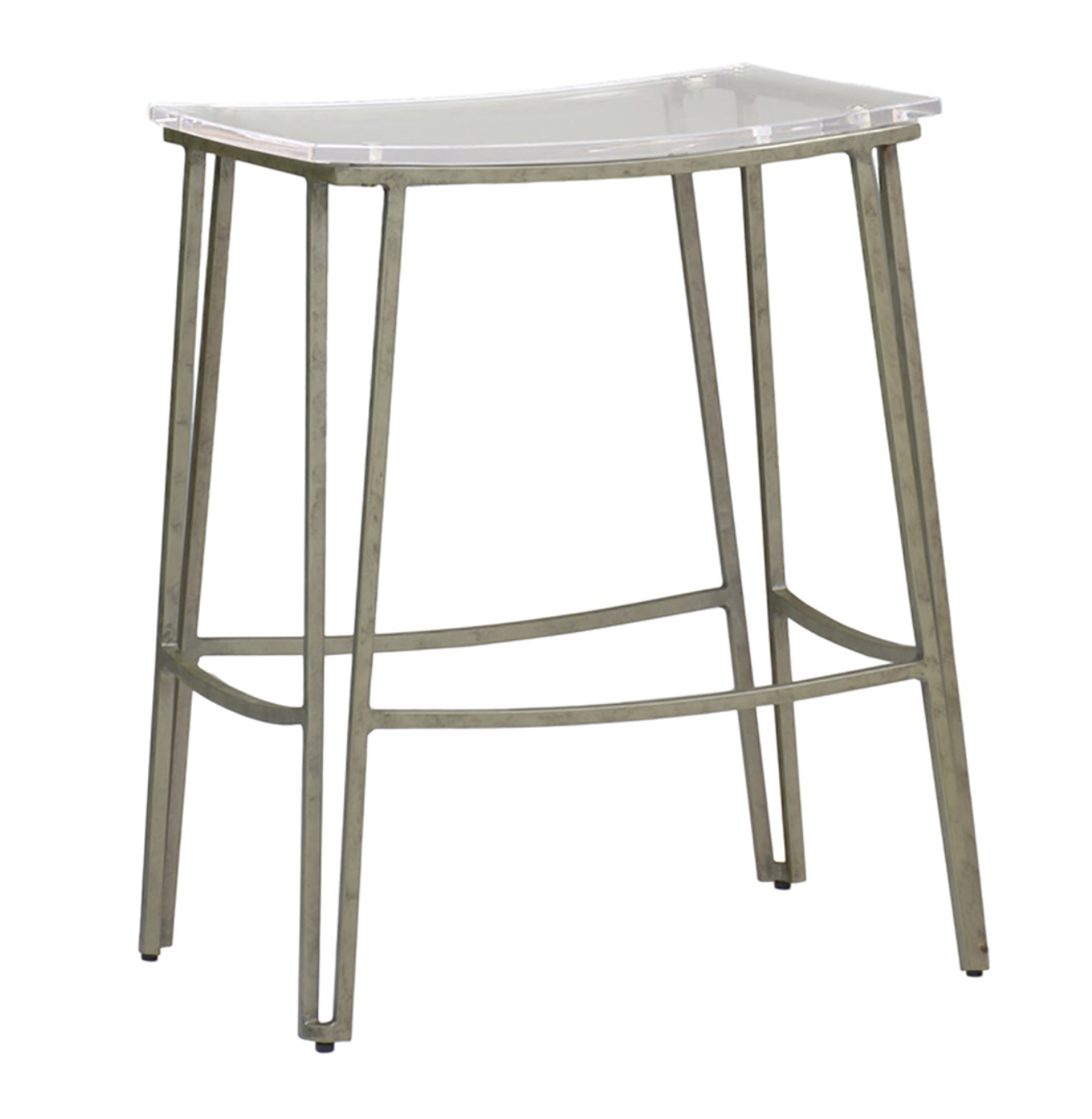 PIERCE SILVER COUNTER STOOL