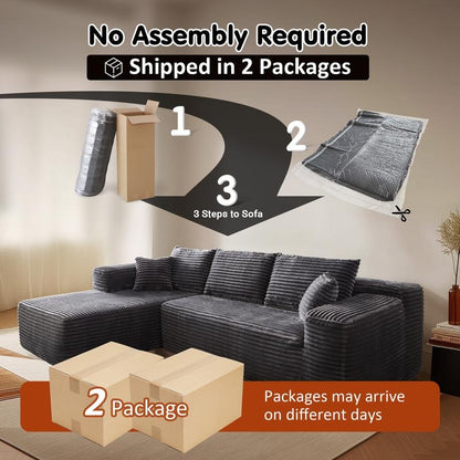 L-Shaped Sectional Sofa
