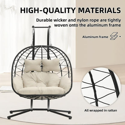 Double Hanging Egg Chair with
